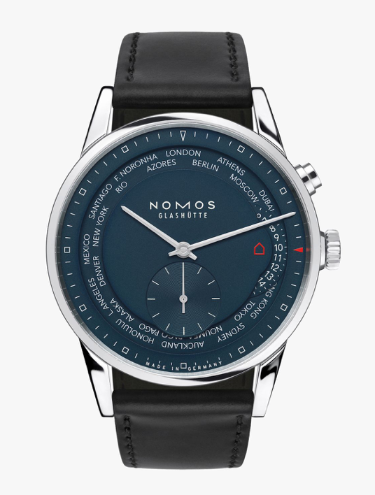 NOMOS Zürich World Time Midnight Blue 807